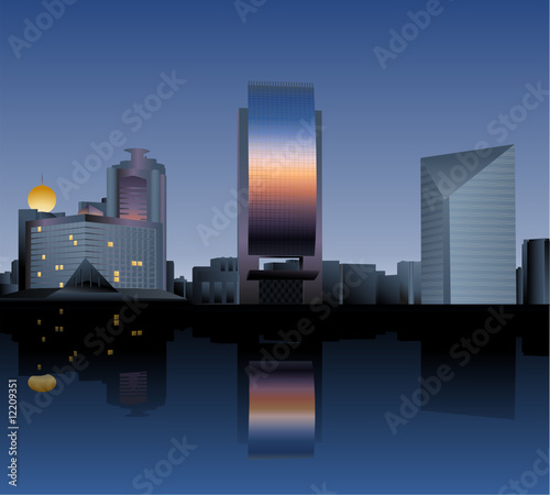 Skyline Dubai Creek