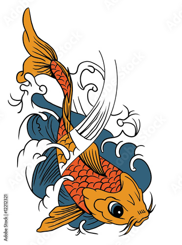 vector koi (fish)