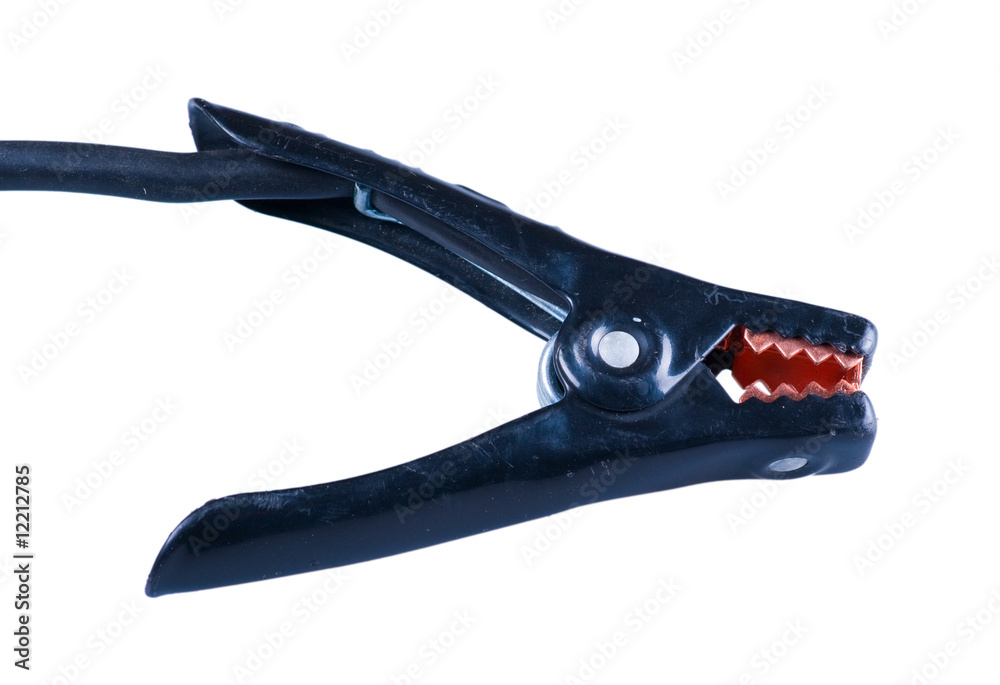Obraz premium Black jumper clamp