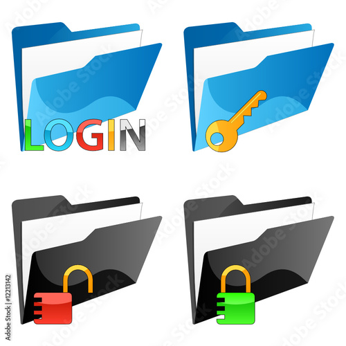 Sicherheit - Icons