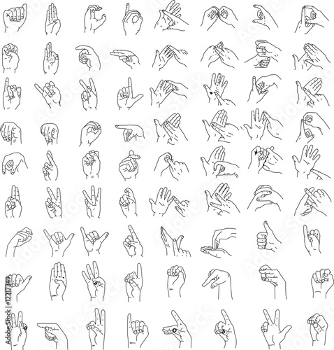 Hand gestures