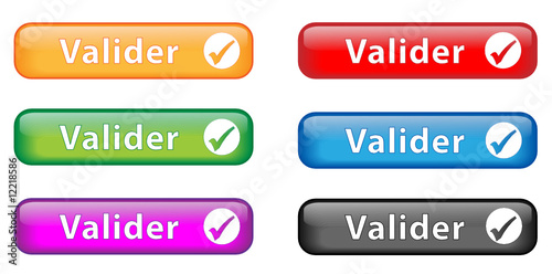 Boutons "Valider" (x6)