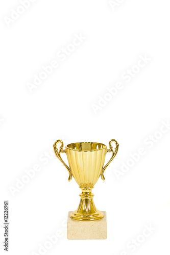 small golden cup