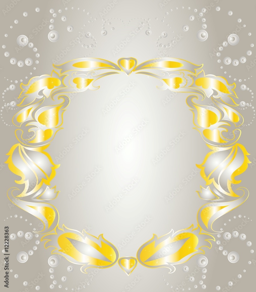 Obraz premium Abstract floral background