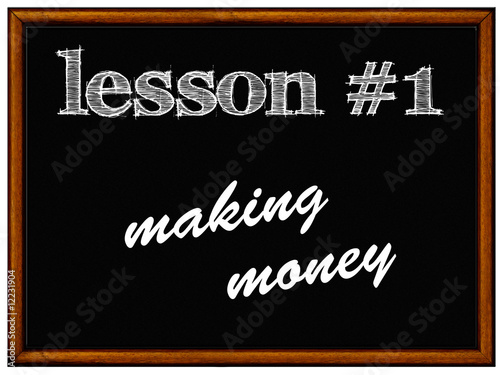 blackboard - making money