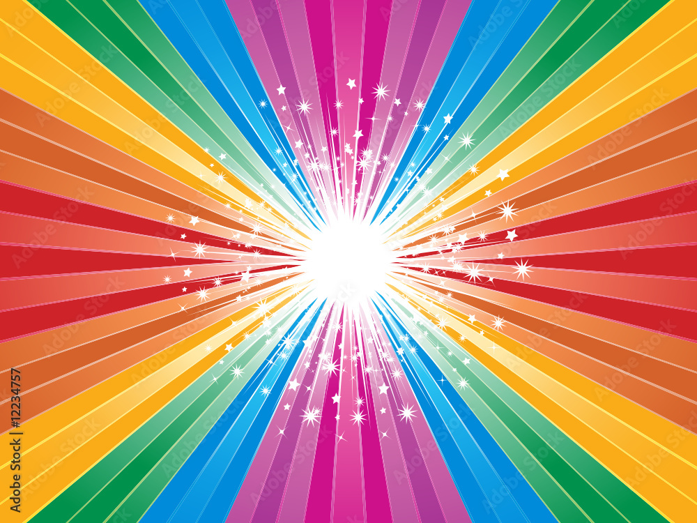 rainbow starburst background rainbow starburst background
