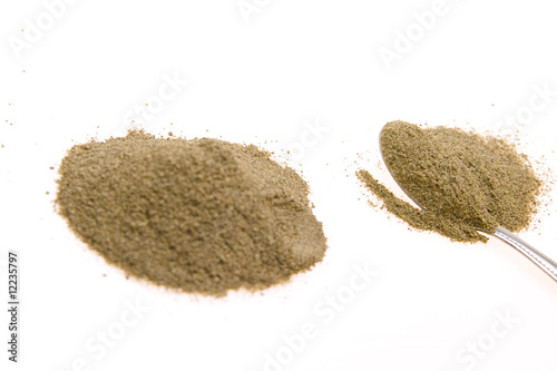 peper spice isolated on white background photo