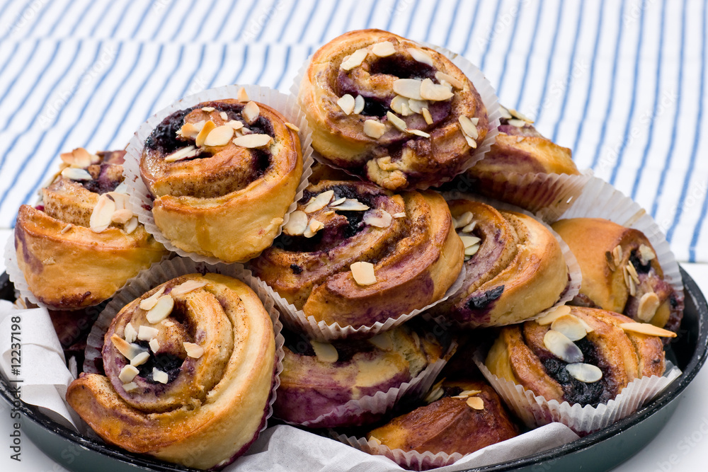 Blueberry buns Blueberry buns