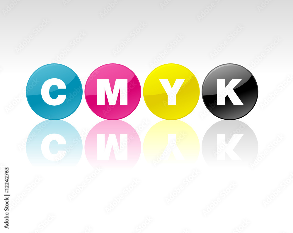 CMYK buttons