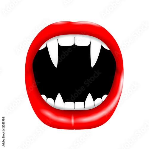 vampirgebiss (weisser hintergrund)