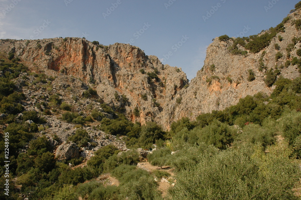 Kritsa-Schlucht auf Kreta