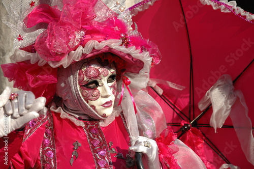 Venice Carnival 2009 Masked Woman