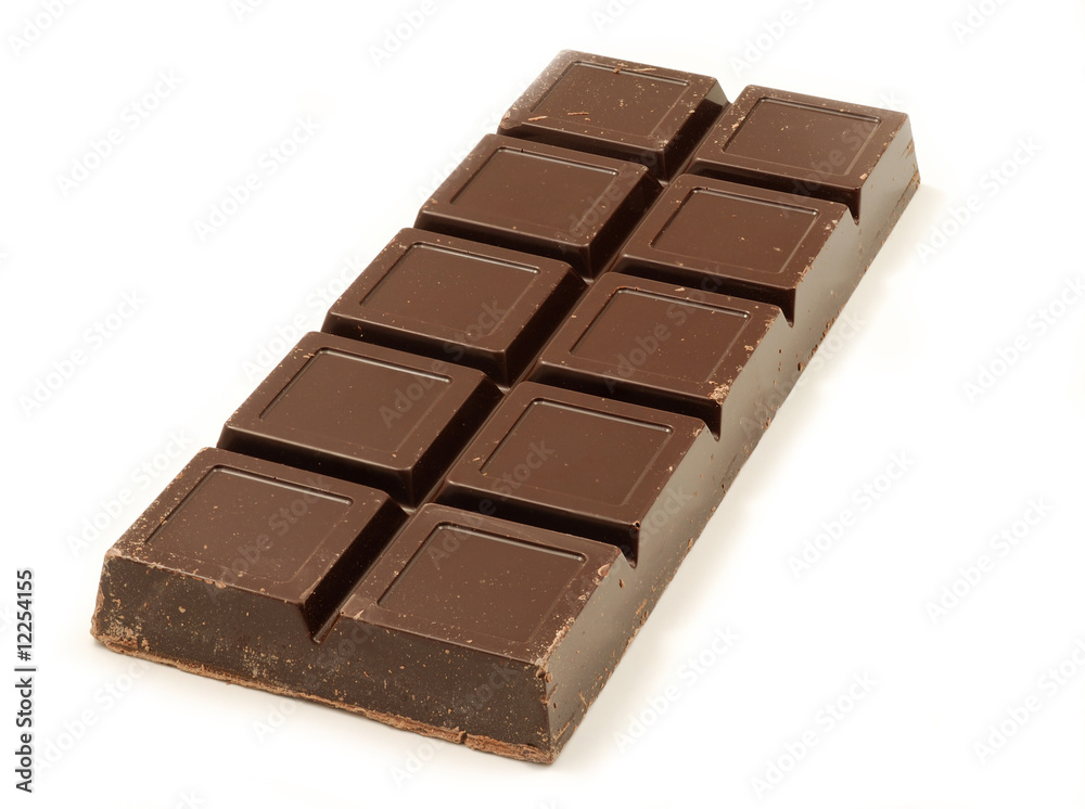 Barra di cioccolata fondente tutta a fuoco Barra di cioccolata fondente tutta a fuoco