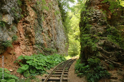 Railway in the Mountains, valley