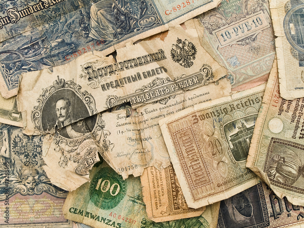Fototapeta premium old money background