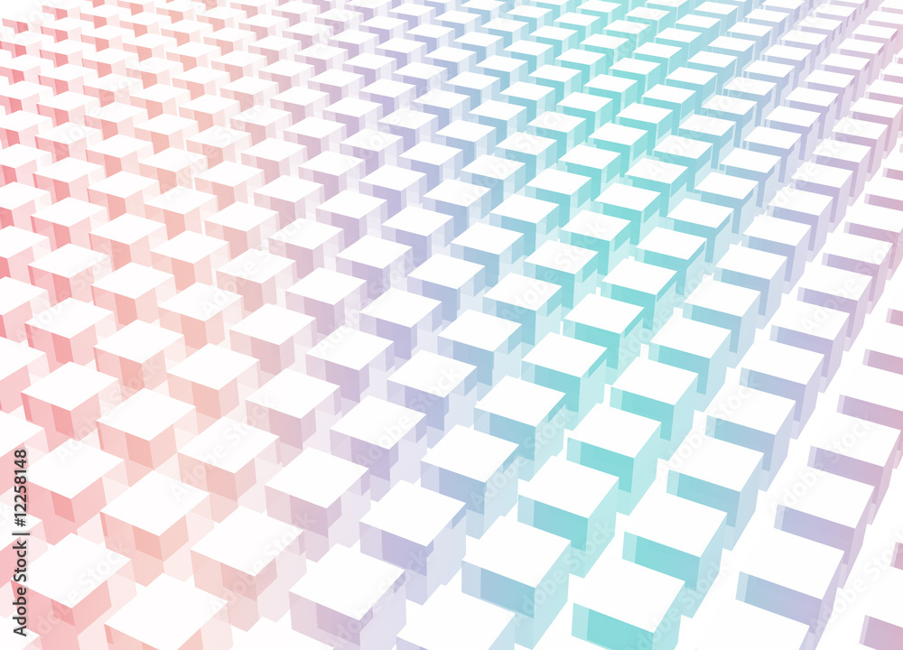 Simple and Clean Block 3d Abstract Background