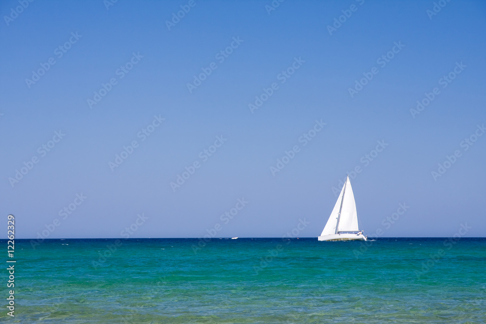 Obraz premium beautiful exotic beach in Mediterranean