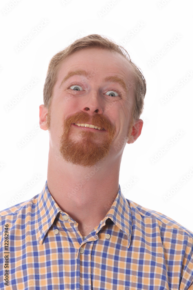 Obraz premium Portrait of funny man