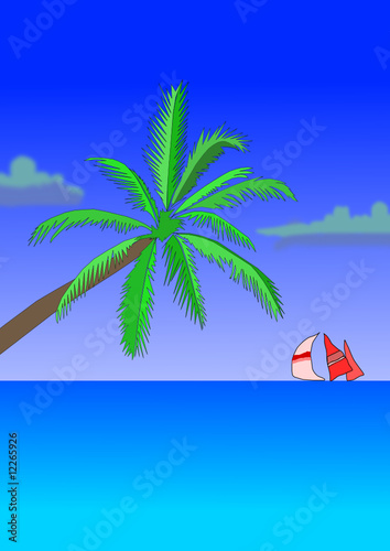 plage d'été