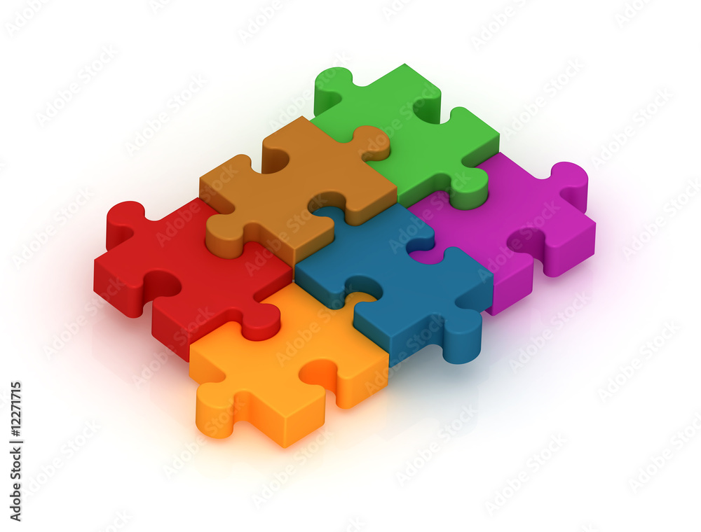 Colored puzzle Colored puzzle