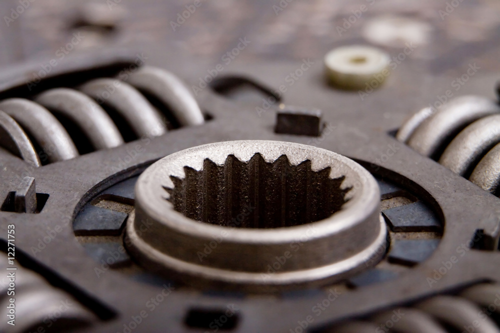 Mechanical part macro shot Mechanical part macro shot