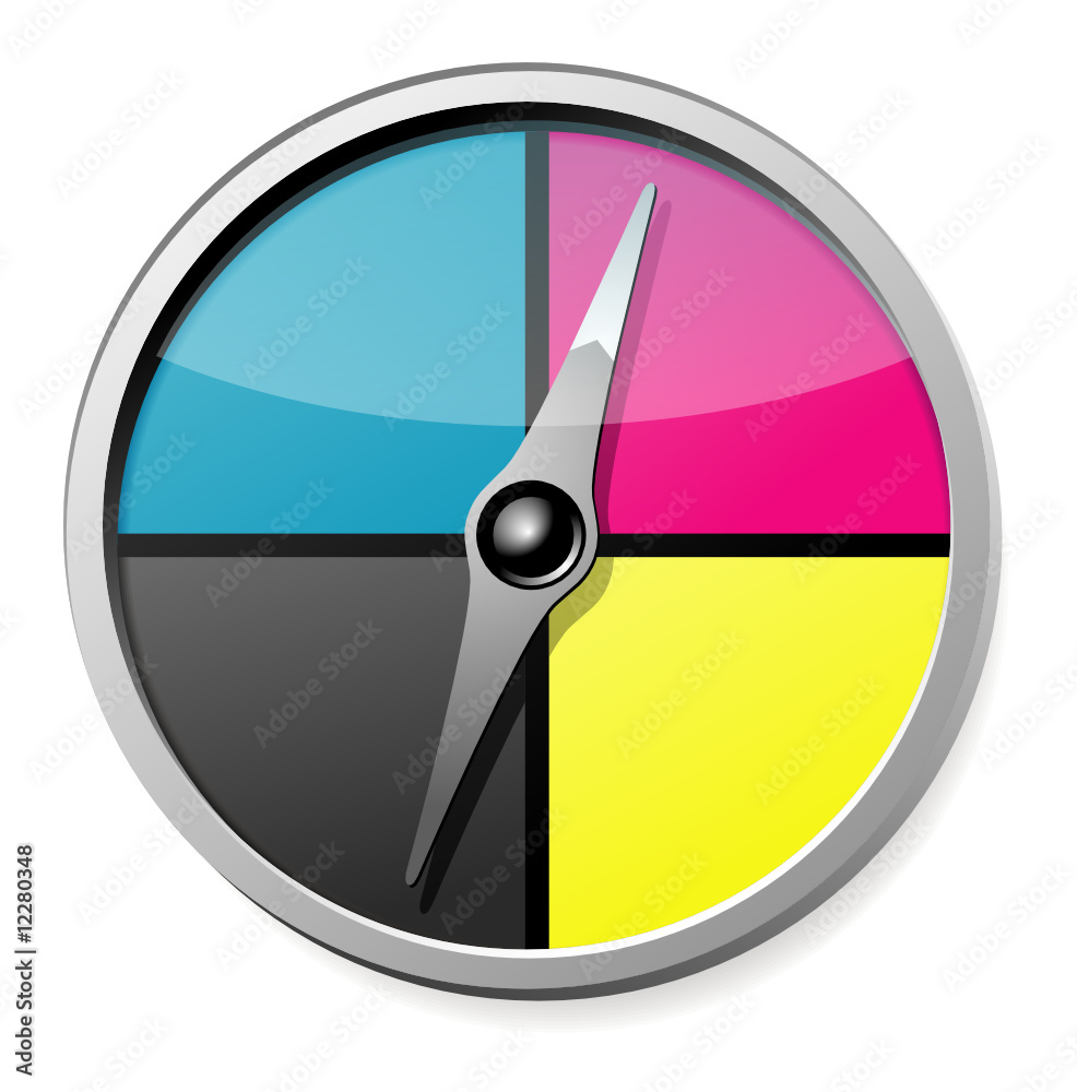 CMYK compass