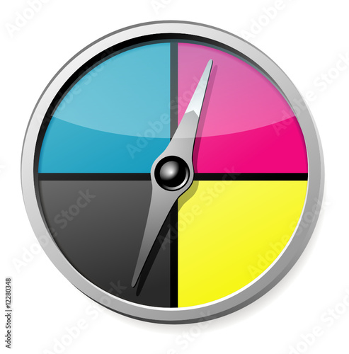 CMYK compass