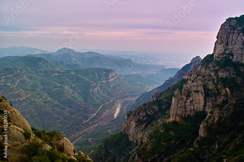 View from Montserrat Monastery photo