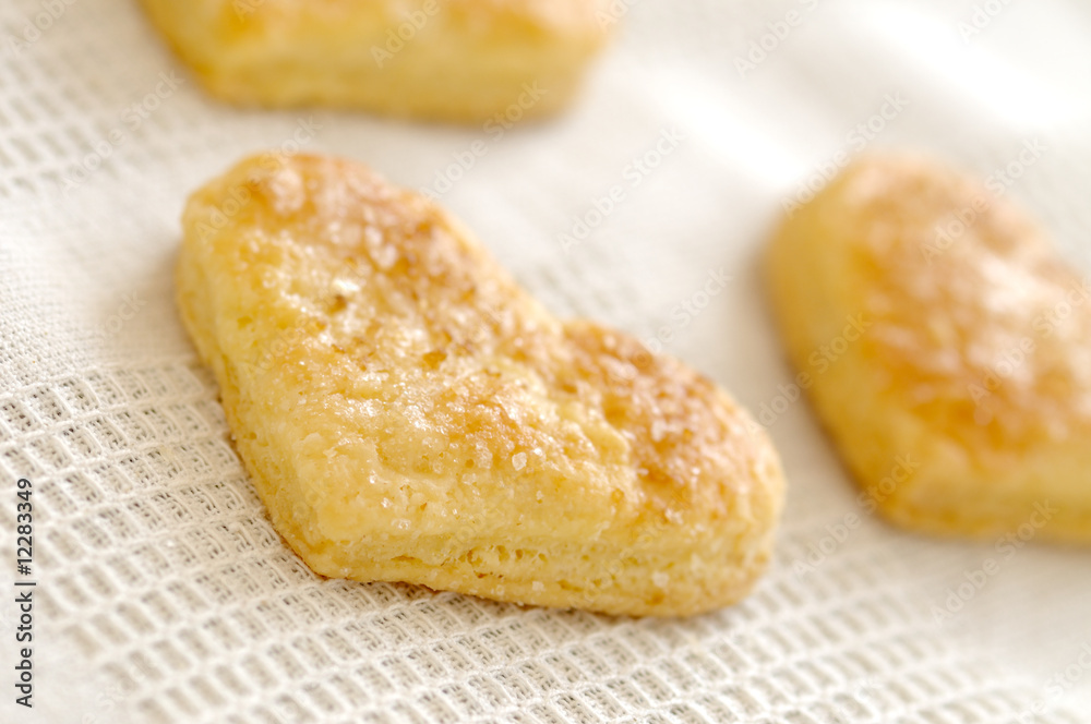 Heart butter cookies