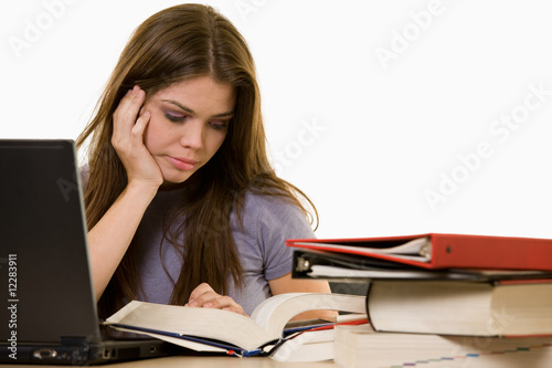 Frustrated college studen