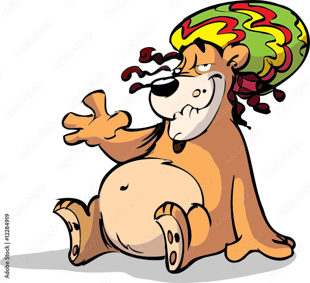 rasta bear