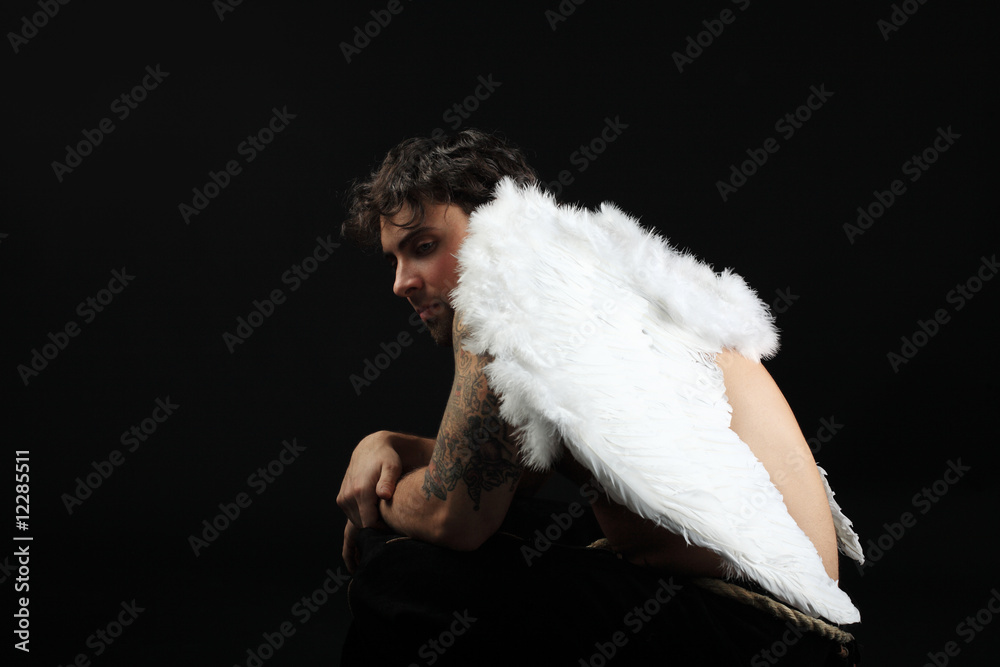 Obraz premium black angel