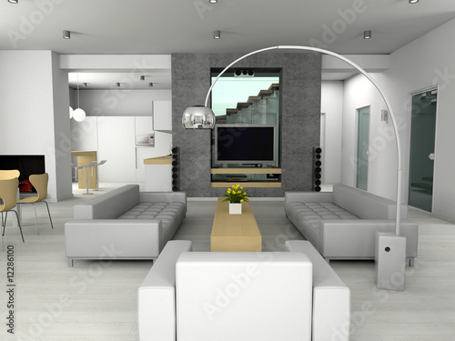 Modern interior.