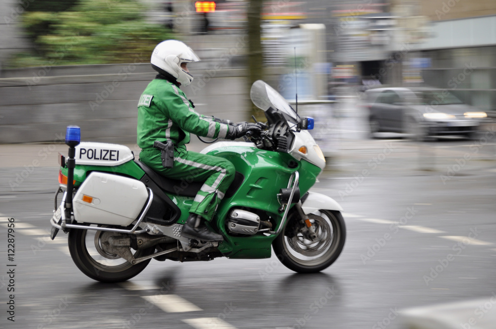 Polizei Polizist Motorrad Streife Police Cop Bike Polizei Polizist Motorrad Streife Police Cop Bike