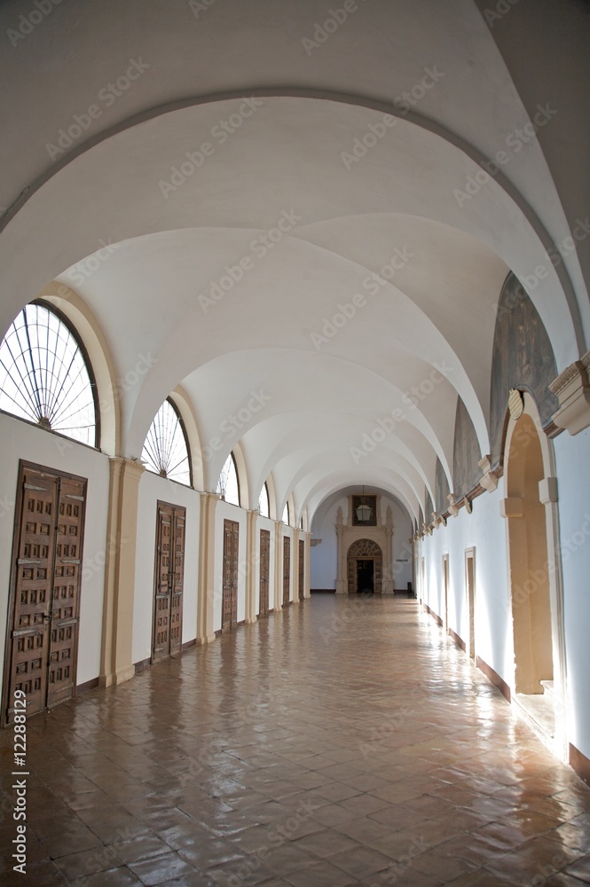 corridor of monastery