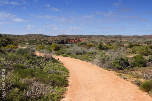 Strasse durch das Outback Australiens photo