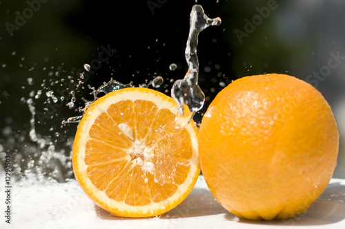 Orangen-Dusche