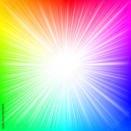 Rainbow burst VECTOR