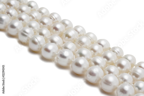 Pearl necklace close-up