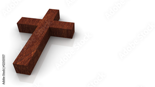 Tableau sur toile Wooden cross