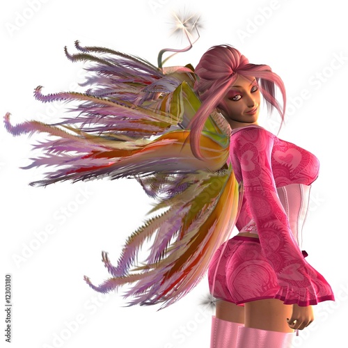 Beautiful Sexy  Pink Fairy Magic Girl Profile photo