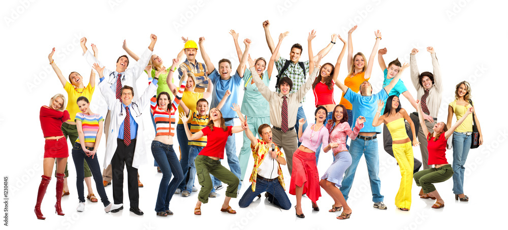 Fototapeta premium Happy people