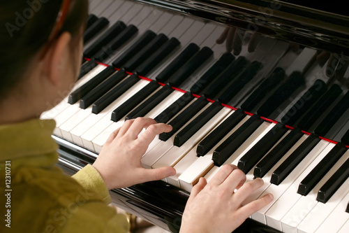 Young Piano Player