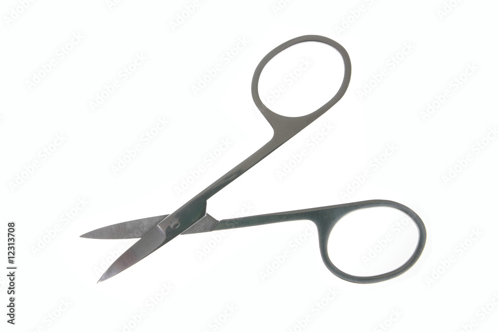 Manicure scissors isolated Manicure scissors isolated