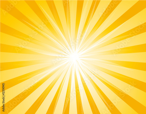 Illustration of bakckground with Sunburst