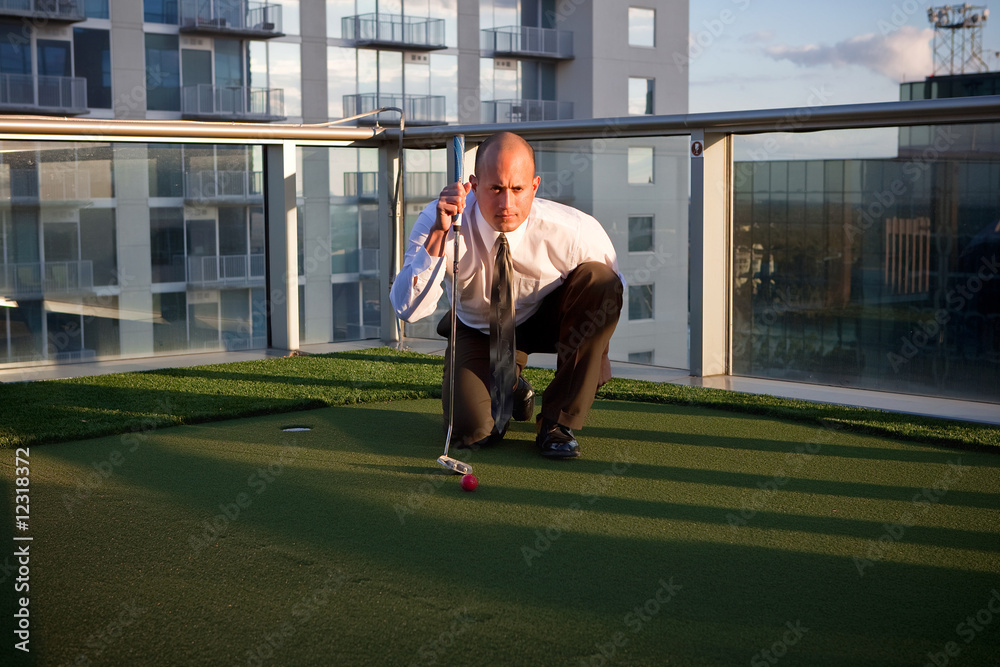 Fototapeta premium Golfer