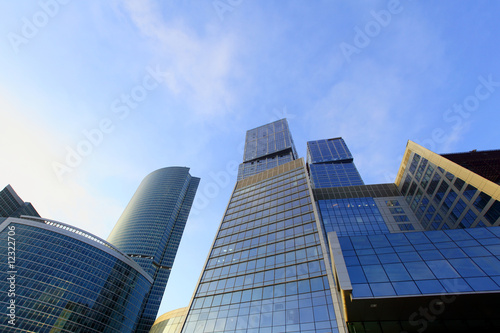 Photography New skyscrapers business centre in moscow city