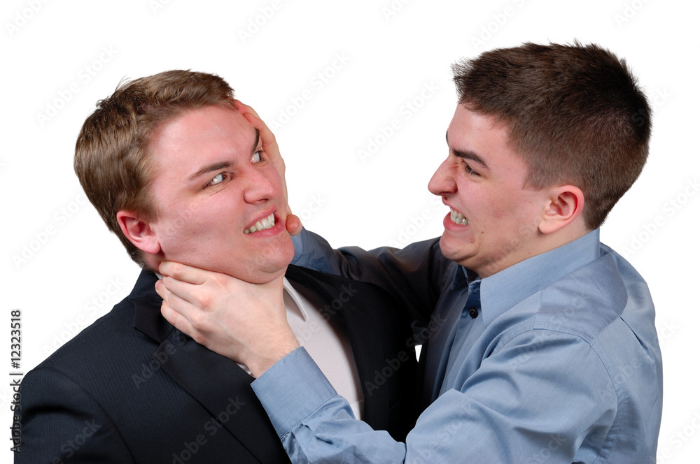 Man Being Strangled Man Being Strangled