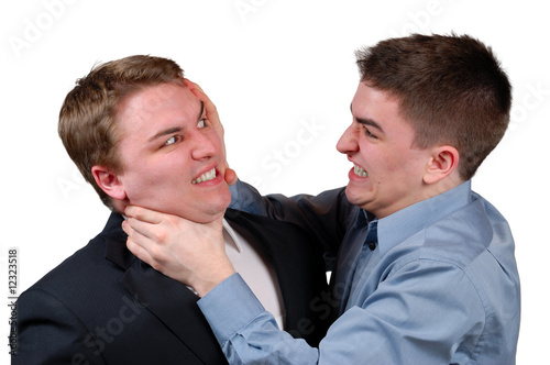 Man Being Strangled