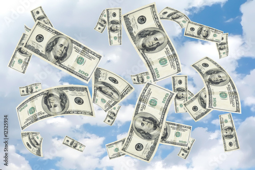 100 dollar bill shower